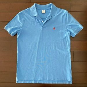 Brooks Brothers Performance Polo Blue MEDIUM